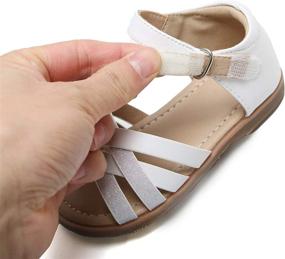 img 1 attached to 🌸 Felix Flora Girls Sandals: Stylish Toddler Girls' Shoes for Comfortable Flats