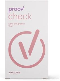 img 1 attached to 🤰 Proov Check Early Pregnancy Tests: Detect Pregnancy 6 Days Sooner with 10 Urine hCG Tests