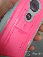 img 1 attached to Protect Your Moto G7/G7 Plus With Poetic'S Pink Rugged Case With Built-In Screen Protector And Kickstand - Revolution Series review by Amy Meurer