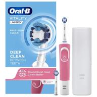 🦷 enhance your oral care with oral b vitality precision rechargeable toothbrush logo