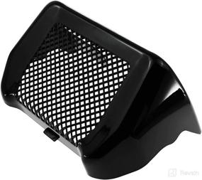 img 2 attached to 🏍️ Enhanced Performance: HDBUBALUS Motorcycle Oil Cooler Cover Case with Bracket for Harley Touring Road King Road Street Glide FLHR FLHX 2017-2020 Black