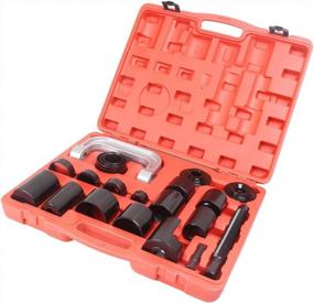 img 4 attached to Efficient Car Repair With GZYF Heavy Duty Ball Joint Service Tool Kit (21PCS) For 2WD And 4-Wheel Drive Vehicles - Universal U-Joint Puller And C-Clamp Included!