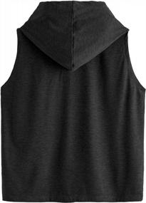 img 3 attached to Breathable Sleeveless Hooded Tank Top For Women'S Summer Exercise And Athletic Activities - By SweatyRocks