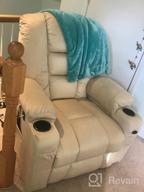 img 1 attached to Electric Power Lift Recliner Chair With Heated Vibration, Massage & USB Ports - Perfect For Elderly Living Room Comfort! review by Aaron Gonzales