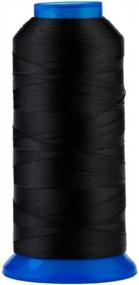 img 4 attached to Selric UV Resistant High Strength Polyester Thread: #69 T70, 210D/3, Black - 30 Colors, 1500Yards - Perfect for Upholstery, Outdoor Market, Drapery, Beading, Purses, Leather