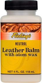 img 3 attached to 🔧 Revitalize and Protect Your Leather with our 4 oz Neutral Leather Balm enriched with Atom Wax