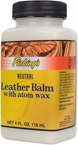 img 2 attached to 🔧 Revitalize and Protect Your Leather with our 4 oz Neutral Leather Balm enriched with Atom Wax