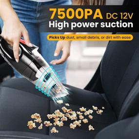 img 3 attached to 🚗 Autologics AutoLogics High Power Car Vacuum Cleaner - Handheld, Portable, Turbo Suction 14x6 RVC-700