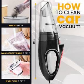 img 1 attached to 🚗 Autologics AutoLogics High Power Car Vacuum Cleaner - Handheld, Portable, Turbo Suction 14x6 RVC-700