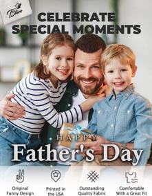 img 1 attached to 👨 Fathers Day Kids Shirts - Tstars Happy Father's Day Daddy Dad Gifts from Daughter Son