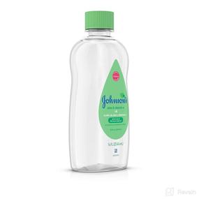 img 3 attached to Johnson's Baby Oil: Enriched with Aloe Vera and Vitamin E, 14 fl. oz for Nourishing Baby Skin