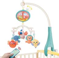 marumine baby musical crib mobile with night light, timer, hanging rattles, ceiling 👶 star projector – a relaxing soother with remote for newborn boy and girl nursery логотип