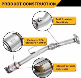 img 3 attached to EPA Compliant Direct-Fit Stainless Steel Catalytic Converter For 2002-2006 Altima 2.5L Sedan By AUTOSAVER88