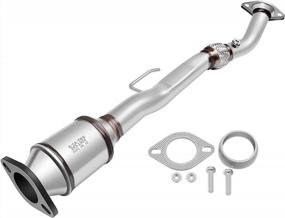 img 4 attached to EPA Compliant Direct-Fit Stainless Steel Catalytic Converter For 2002-2006 Altima 2.5L Sedan By AUTOSAVER88