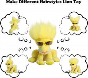 img 1 attached to Remote Control Talking Lion Toy That Shakes Head, Dances, And Sings 48 Songs - Electric Plush Toy By MIAODAM Toys