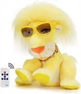 remote control talking lion toy that shakes head, dances, and sings 48 songs - electric plush toy by miaodam toys logo