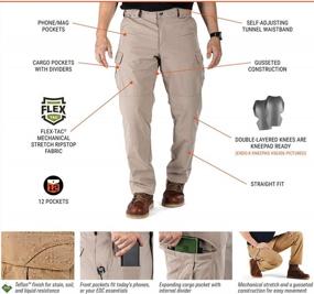 img 1 attached to 👖 Enhanced Performance with 5.11 Tactical Men's Stryke Operator Uniform Pants: Flex-Tac Mechanical Stretch, Style 74369