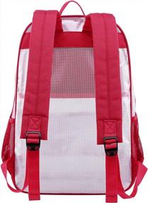 img 2 attached to Stay Secure And Fashionable With Clear Stadium Approved Backpack For Laptop By Mygreen