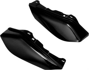 img 3 attached to 🏍️ Effective Air Deflector for Harley Davidson Touring Street Electra Glide Road King 2009-2016 - AQIMY Black Mid-frame