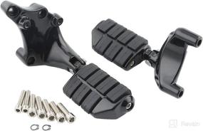 img 2 attached to TCMT Foot Pegs W/Brackets Fits For Harley Sportster XL 883 1200 Iron 2014-2022 (Black)