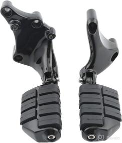 img 3 attached to TCMT Foot Pegs W/Brackets Fits For Harley Sportster XL 883 1200 Iron 2014-2022 (Black)