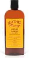 🧼 leather honey leather cleaner: the ultimate solution for vinyl and leather cleaning - furniture, auto, shoes & more! ready-to-use, 8oz bottle, no dilution needed logo