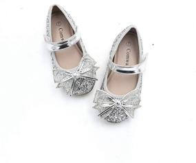 img 2 attached to Туфли для девочек Comway Toddler Ballerina Wedding DSD 1 SILVER ~ Балетки