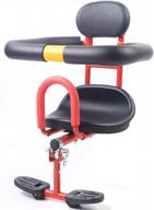 dyrabrest велосипедное детское сиденье, велосипедное переднее безопасное сиденье для ребенка 1-6 лет с губчатым ограждением, запас сша логотип