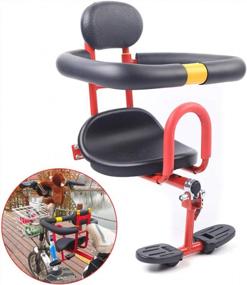 img 2 attached to DYRABREST Bike Child Seat,Bicycle Front Safe Seat For Child 1-6 Years With Sponge Fence,US Stock