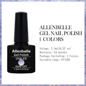 img 1 attached to Allenbelle Color Changing Nail Polish Set Color Changing Gel Polish Set Mood Soak Off Uv Led Color Changing Gel Nail Polish