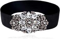 💎 dorchid rhinestone crystal cummerbund waistband - women's belts & accessories logo