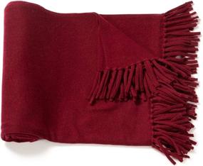 img 3 attached to Fishers Finery Womens Cashmere Fringe Women's Accessories : Scarves & Wraps