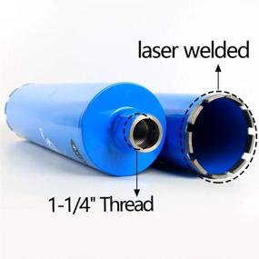 img 1 attached to Raizi 32Mm Laser Welded Diamond Core Drill Bit For Concrete Walls - 1-1/4 Inch Diameter