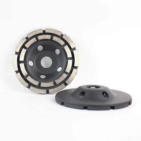 img 2 attached to Raizi High-Quality Diamond Grinding Cup Wheel - Perfect For Stone And Concrete Polishing With Angle Grinder