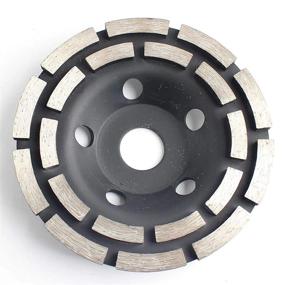 img 4 attached to Raizi High-Quality Diamond Grinding Cup Wheel - Perfect For Stone And Concrete Polishing With Angle Grinder