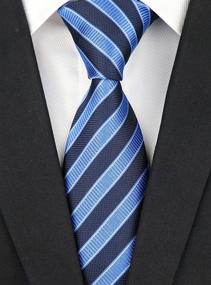 img 3 attached to 👔 Enhance Your Style with the Secdtie Classic Stripe Jacquard Necktie!