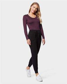 img 3 attached to 🍆 Women’s Eggplant Lightweight Thermal Scoop Top, Long Sleeve Baselayer by 32 DEGREES Heat