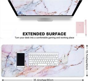 img 3 attached to Reveal Extended Water Resistant Keyboard: 35 4×15 7 Inch - Anyshock