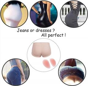 img 2 attached to SAYFUT Removable Silicone Padded Butt Hip Enhancer Shaper Panties Underwear