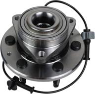 🔧 515160 front wheel hub and bearing assembly compatible with 4x4 chevrolet tahoe suburban gmc yukon xl silverado sierra 1500 cadillac escalade esv xts 4wd 6 lug логотип