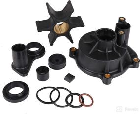 img 2 attached to 🔧 Tutor Auto Water Pump Repair Kit with Housing Replacement for Johnson Evinrude V4 V6 V8 Outboard Motor - 85-300HP Parts, Replace 5001594 5001595 18-3392 390768 391637 392750 393082 395060 395062 435447