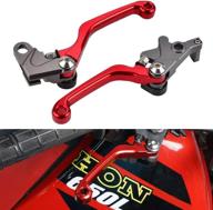 nicecnc red pivot dirtbike brake clutch lever set for honda xr650l 1993-2022 логотип