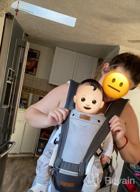 картинка 1 прикреплена к отзыву Besrey Baby Carrier Front Facing Holder, Hip Seat For Walk, Men Carrier Face In Out Ward,Newborn Toddler Chest Carrier Women Plus Size, Happy Mom Dad Wrap Kangaroo Infant Body Carrier 360 от Evan Martinez