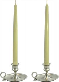 img 4 attached to Scented Bayberry Taper Candles Tapered Candlesticks - Без капель, 10 дюймов (2 штуки) от CandleNScent