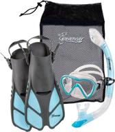 explore the depths with seavenger aviator snorkeling set and gear bag! logo