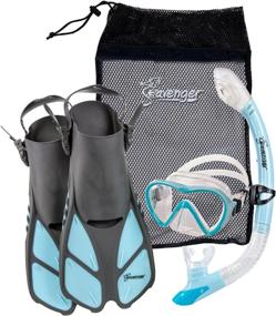 img 4 attached to Explore The Depths With Seavenger Aviator Snorkeling Set And Gear Bag!