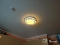img 2 attached to Chandelier LED Yeelight YILAI 430 Hollow Design LED Smart Ceiling Light, 34 W, armature color: white review by Franciszka Soneczna ᠌