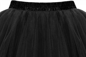 img 2 attached to Step Back In Time With HomRain'S 1950S Vintage Tutu Skirt - Perfect For Cosplay, Parties & Dance Performances!