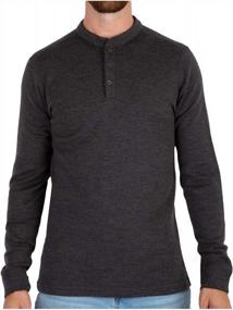 img 4 attached to Stay Warm And Stylish With MERIWOOL Men'S Heavyweight Merino Wool Henley Sweater