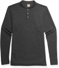 img 2 attached to Stay Warm And Stylish With MERIWOOL Men'S Heavyweight Merino Wool Henley Sweater